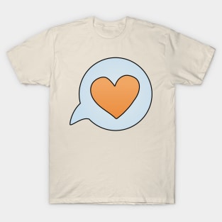 I Love You (orange) T-Shirt